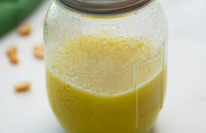 a light vinaigrette